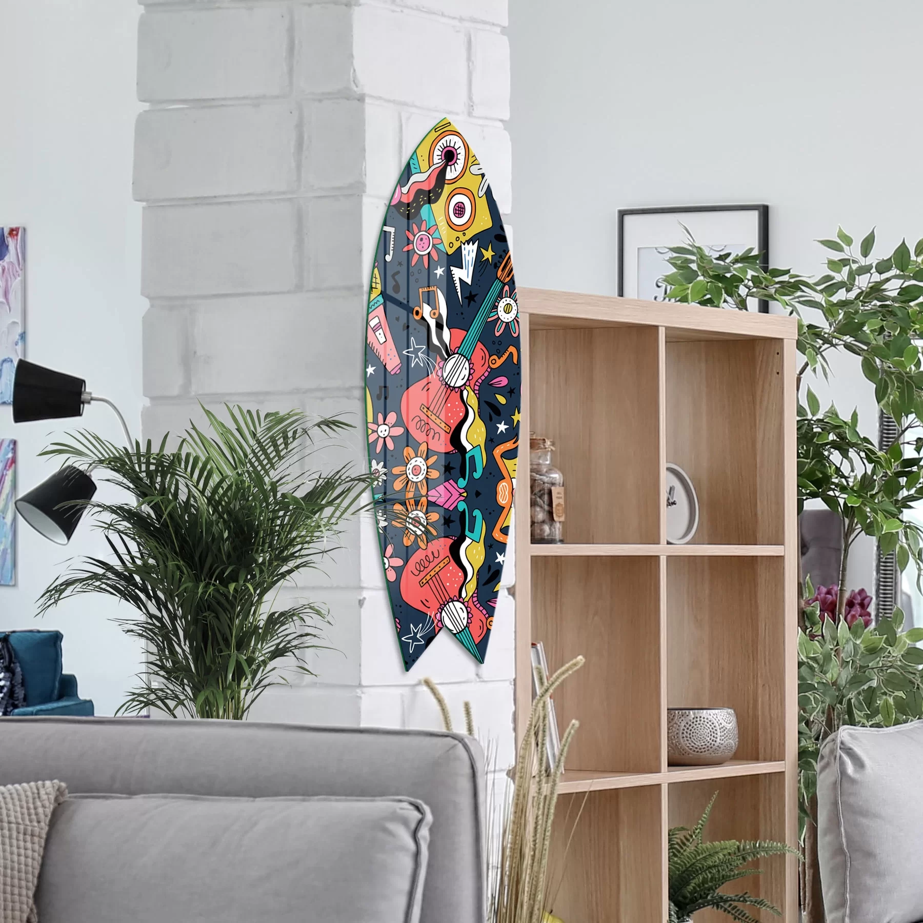 Picture of Decovetro ST 4018 Dekoratif Cam Sörf Tahtası 33x100 Cm