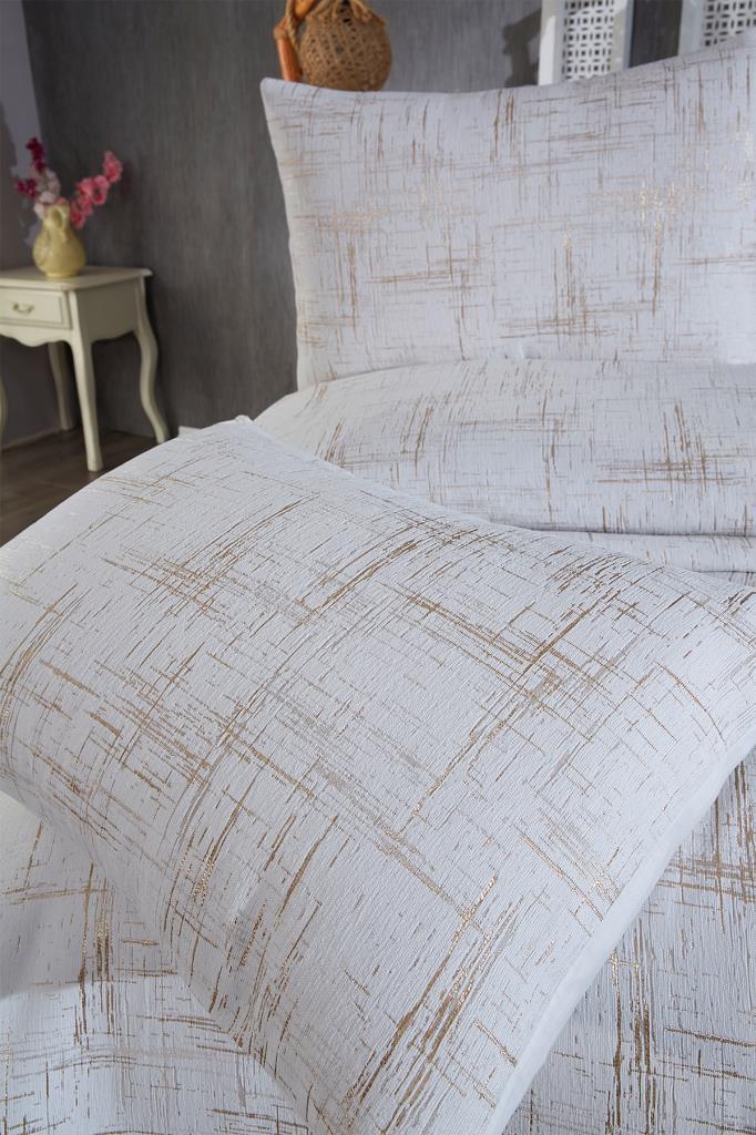 Picture of Çeyiz Diyarı Latife Yatak Örtüsü Krem