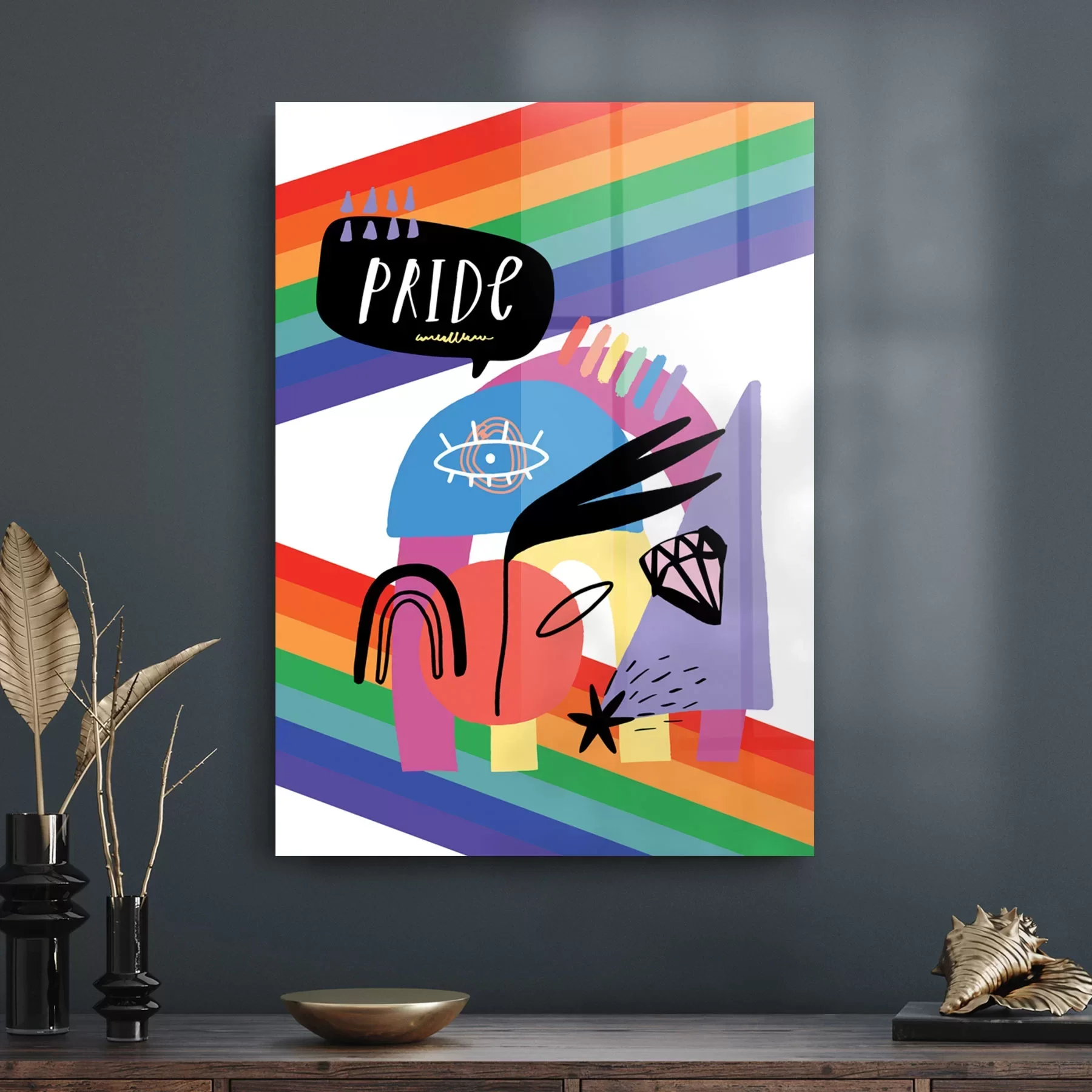 Picture of Decovetro Cam Tablo Pride Aesthetic 30x40 cm