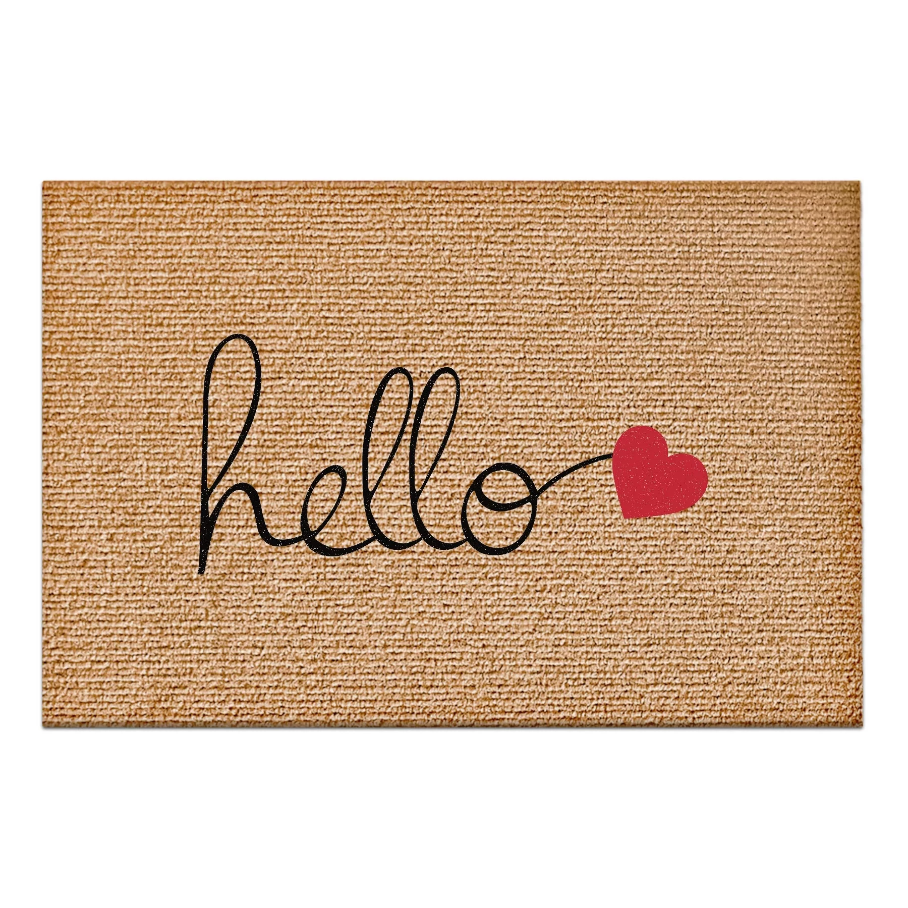 Picture of Decovetro Kapı Önü Halı Paspas Renkli Hello Desenli 40 x 60 cm