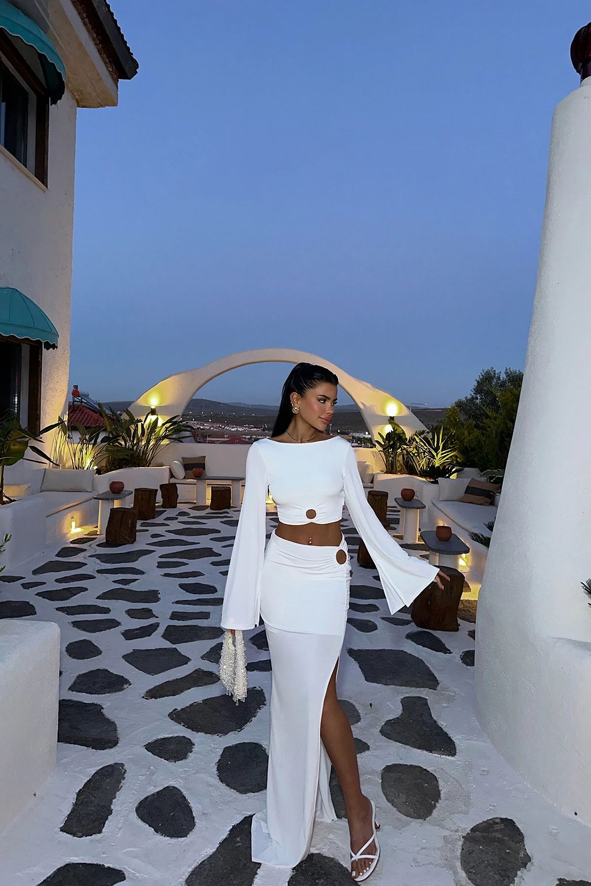 Picture of White Valencia Suit