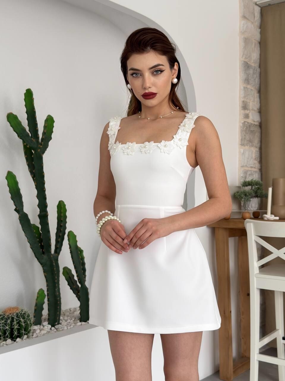 Picture of Alyosa Çiçek Detaylı Elbise