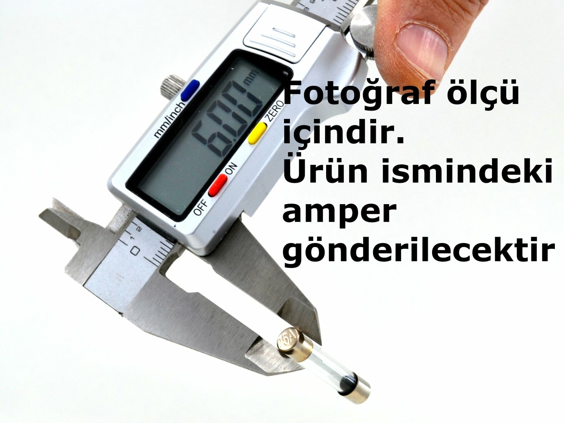 Picture of 100 Adet 25 Amper 30mm Büyük Cam Sigorta 25A
