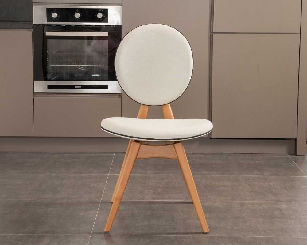 Picture of Touch İskandinav Meşe İskelet Krem Sandalye