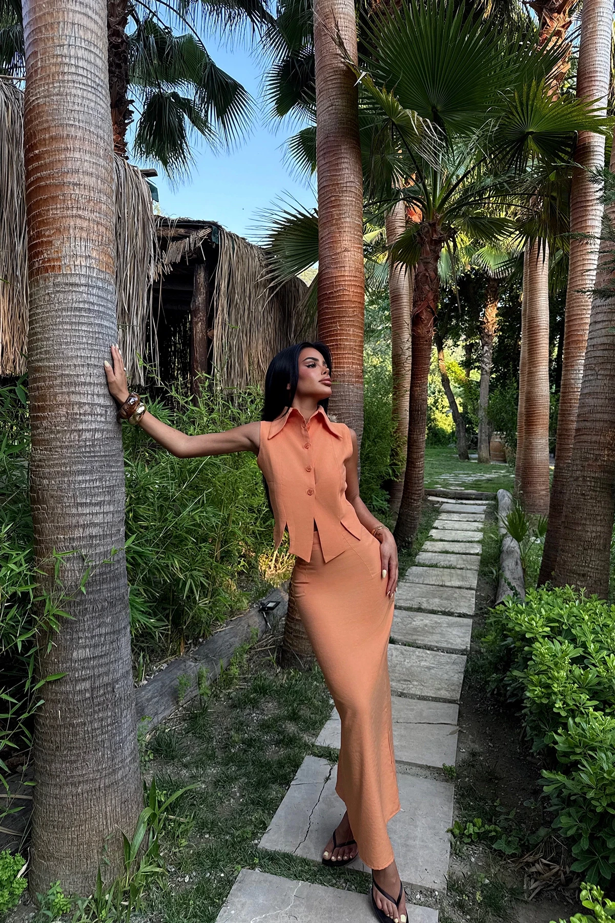 Picture of Orange Regium Two Piece Set