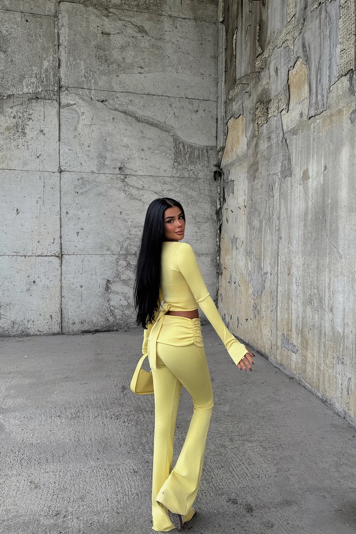Picture of Yellow Trouser Suit
