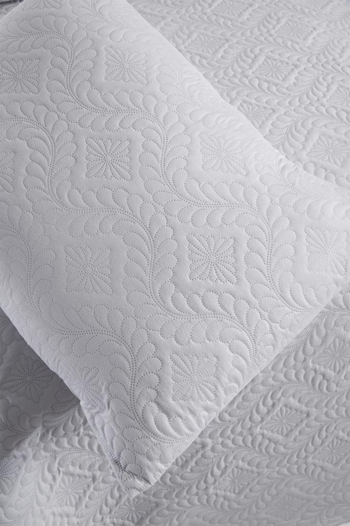 Picture of Ultrasonik Kapitoneli Elite Tek Kişilik Yatak Örtüsü Gri