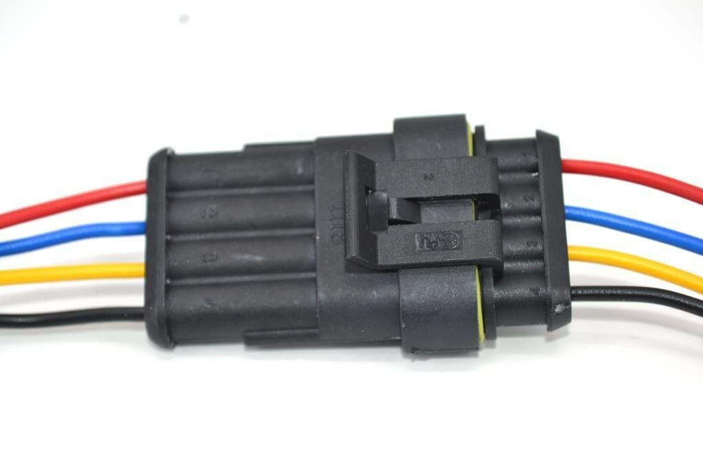 Picture of 1 Takım 4 Kablolu Süper Seal Erkek Dişi Elektrik Bağlantı Soketi MT-11