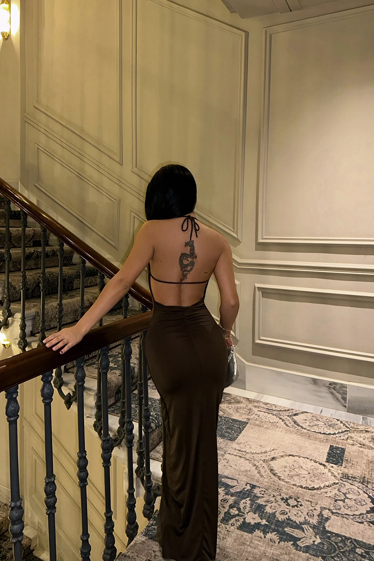 Picture of Brown Long Dress