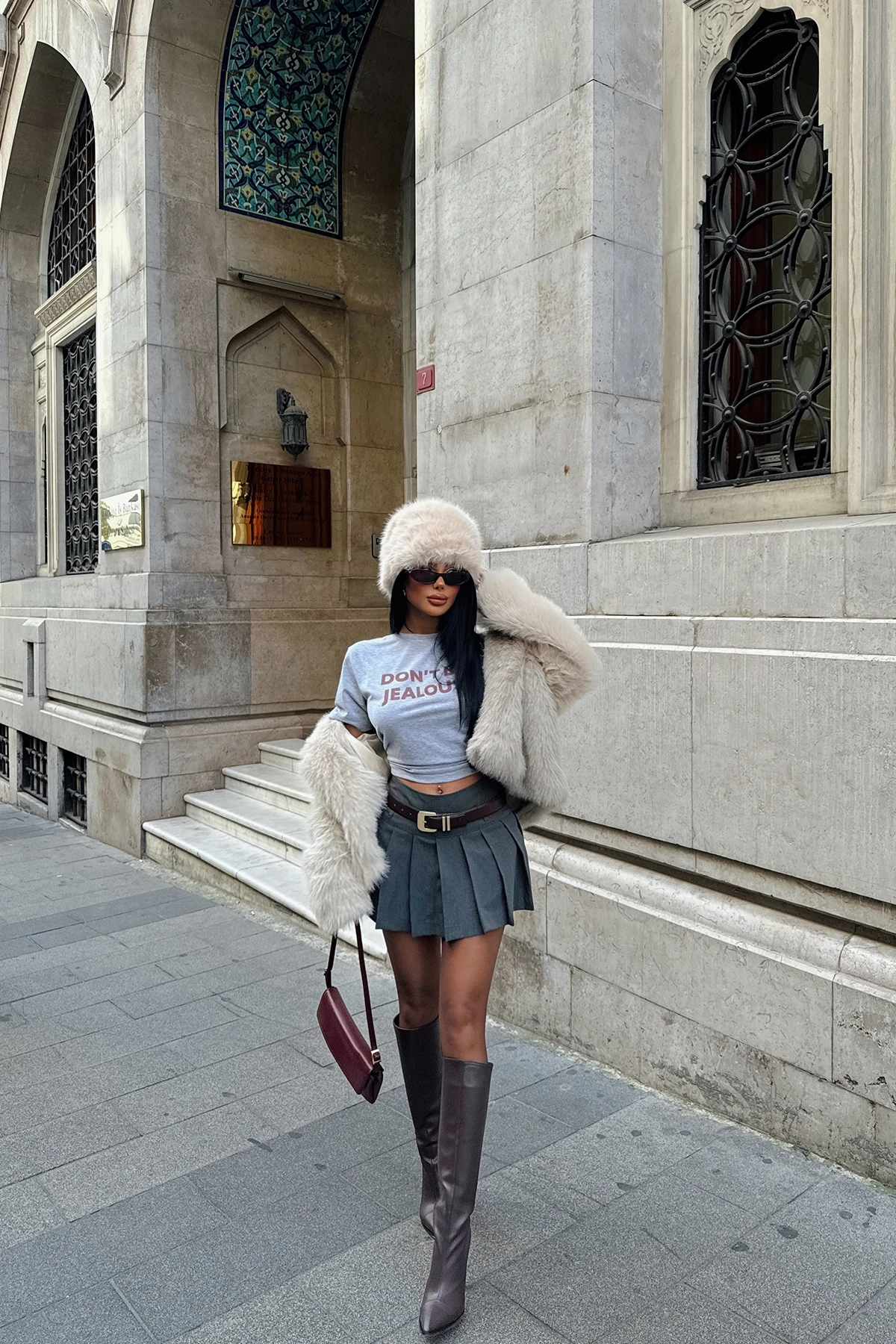 Picture of Cream Plush Hat