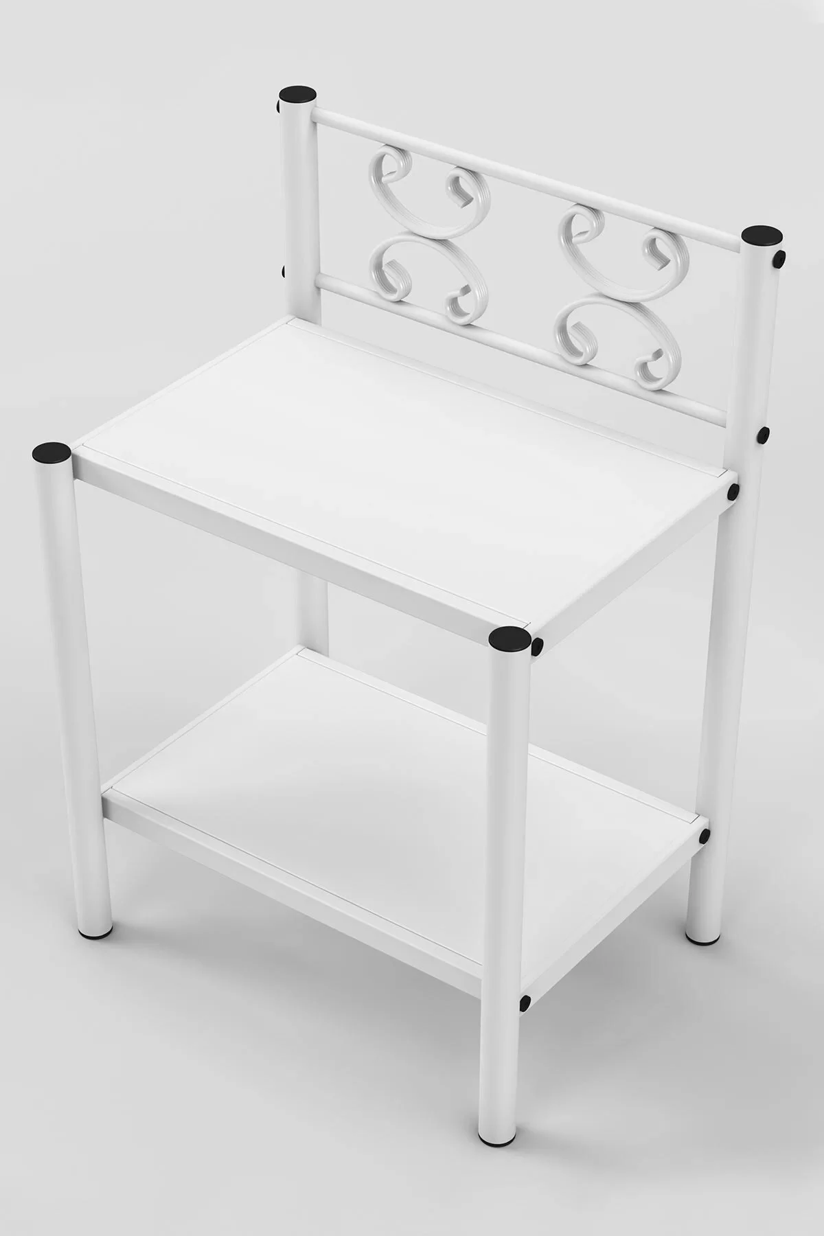 Picture of Stella Retro Ferforje Metal Komodin Beyaz