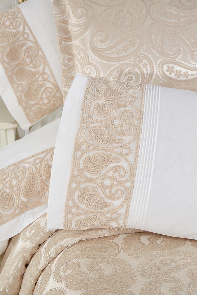 Picture of Çeyiz Diyarı Şal 10 Parça Battaniyeli Çeyiz Seti Bej