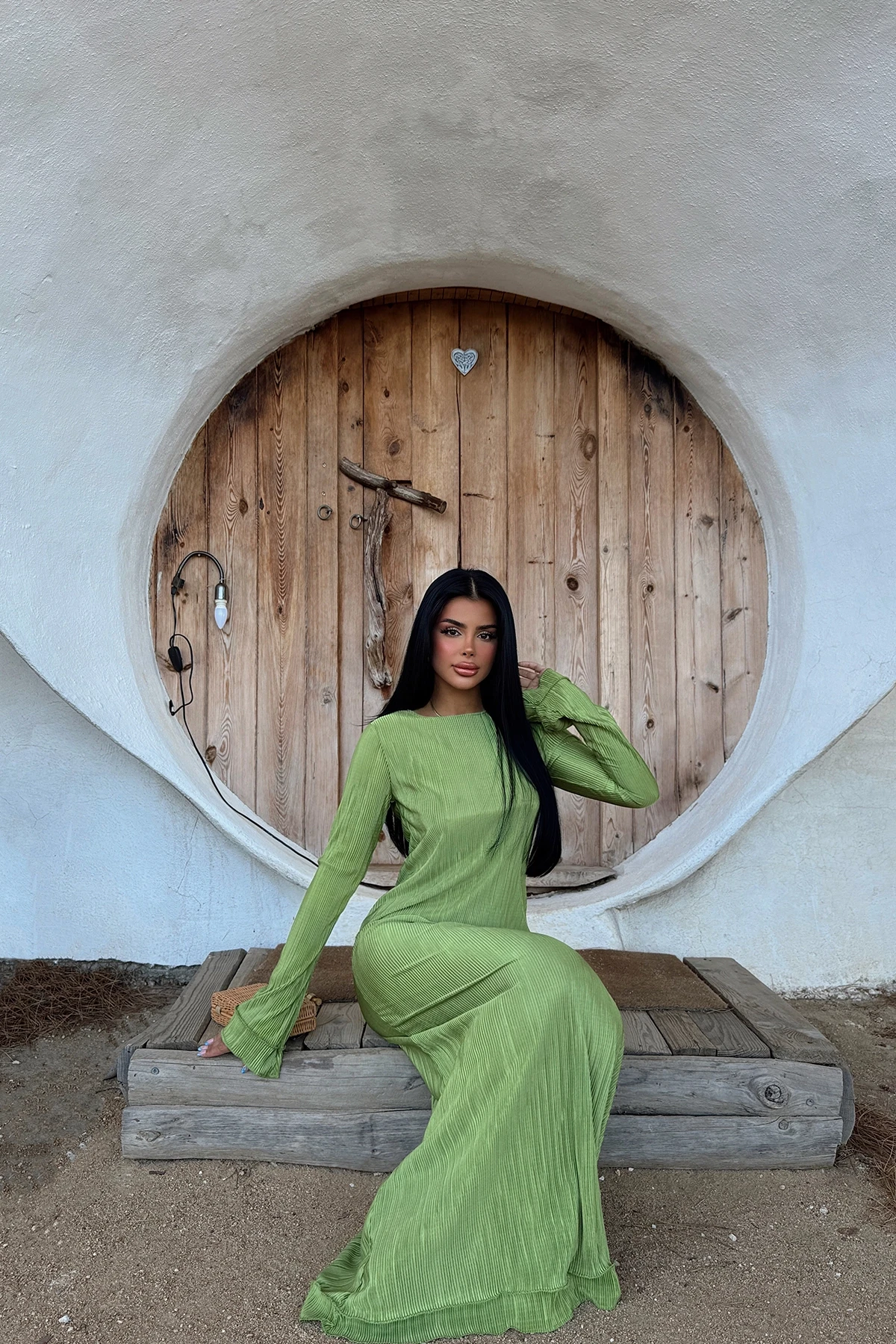 Picture of Green Long Dress