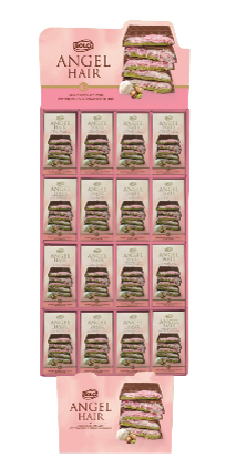 Picture of COTTON CANDY & PISTACHIO CREAM FILLED MILK CHOCOLATE 170g (STAND)