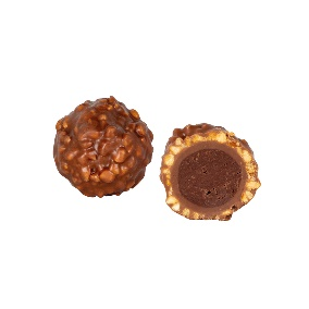 Picture of HAZELNUT SPRINKLED MINI MILK TRUFFLE 1,5Kg