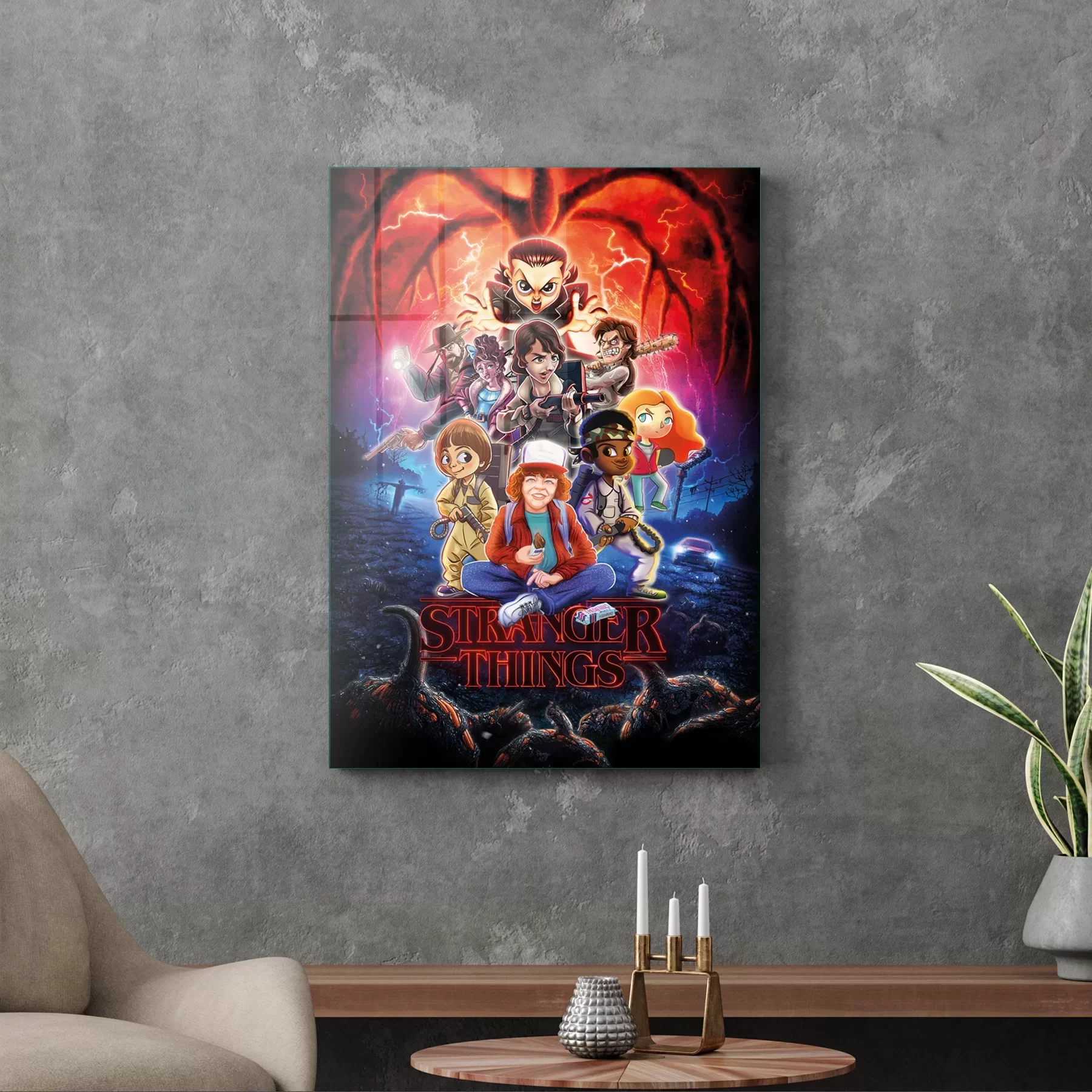Picture of Decovetro Cam Tablo Stranger Things 70x100 cm