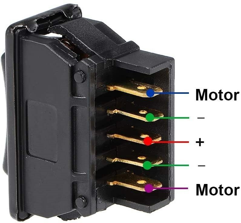 Picture of Oklu Cam Düğmesi Anahtarı Işıklı 5 Pinli Üniversal