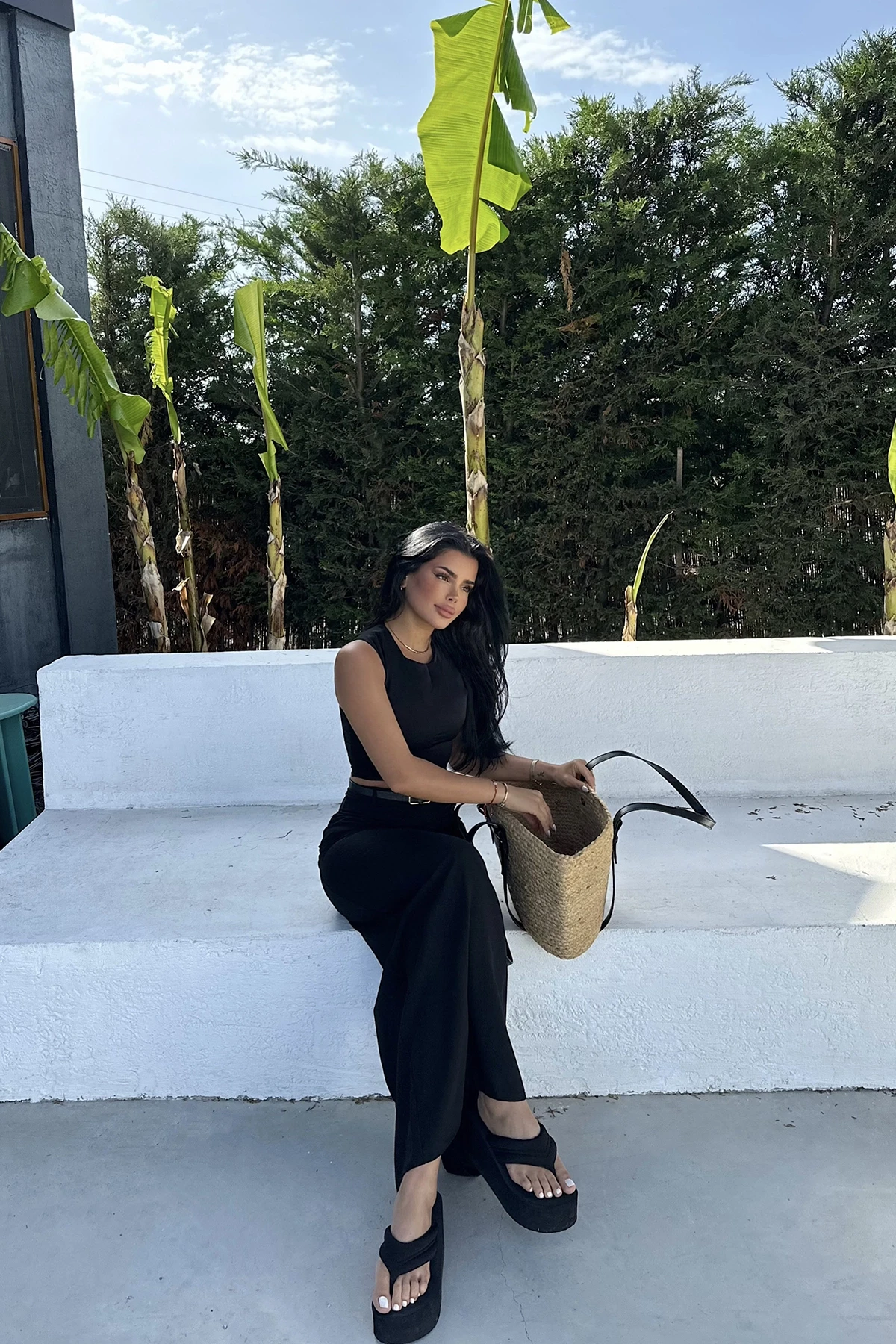 Picture of Black Bianca Double Set