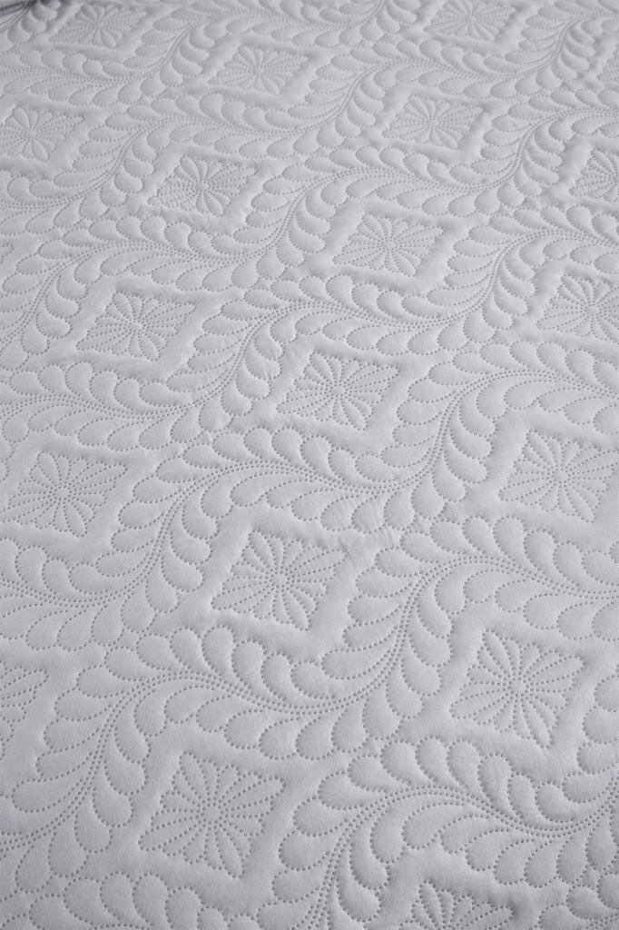 Picture of Ultrasonik Kapitoneli Elite Tek Kişilik Yatak Örtüsü Gri