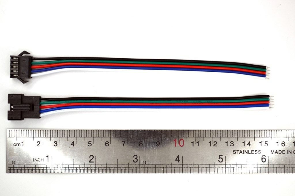 Picture of 1 Takım 5 Pin Kablolu JST LED Konnektör Elektrik Soketi MT-ES05