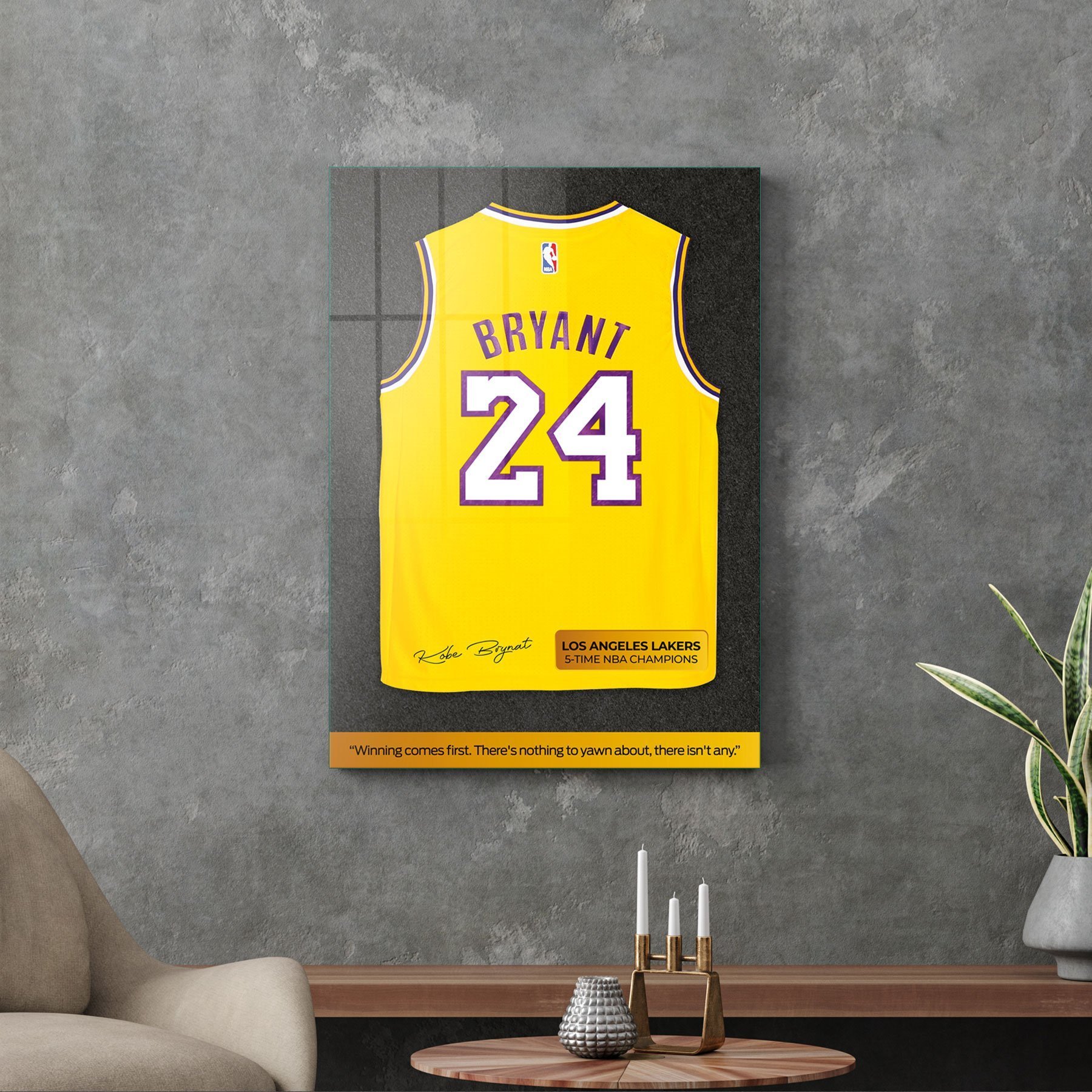 Picture of Decovetro Cam Tablo Kobe Byrant Forma 50x70 cm