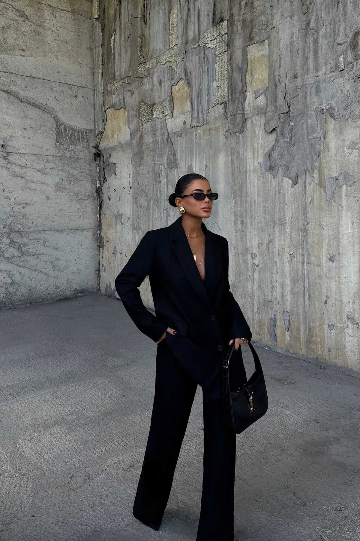 Picture of Black Trouser Suit