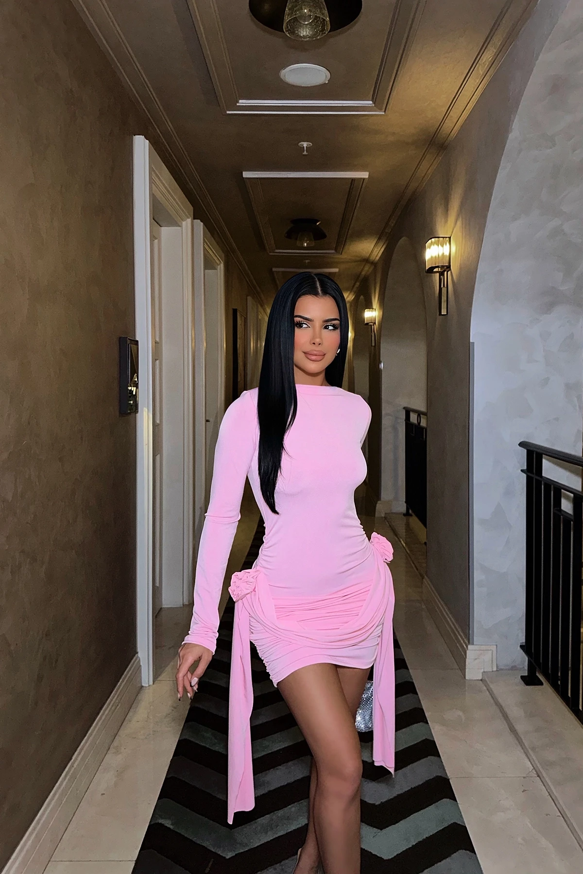 Picture of Pink design dress