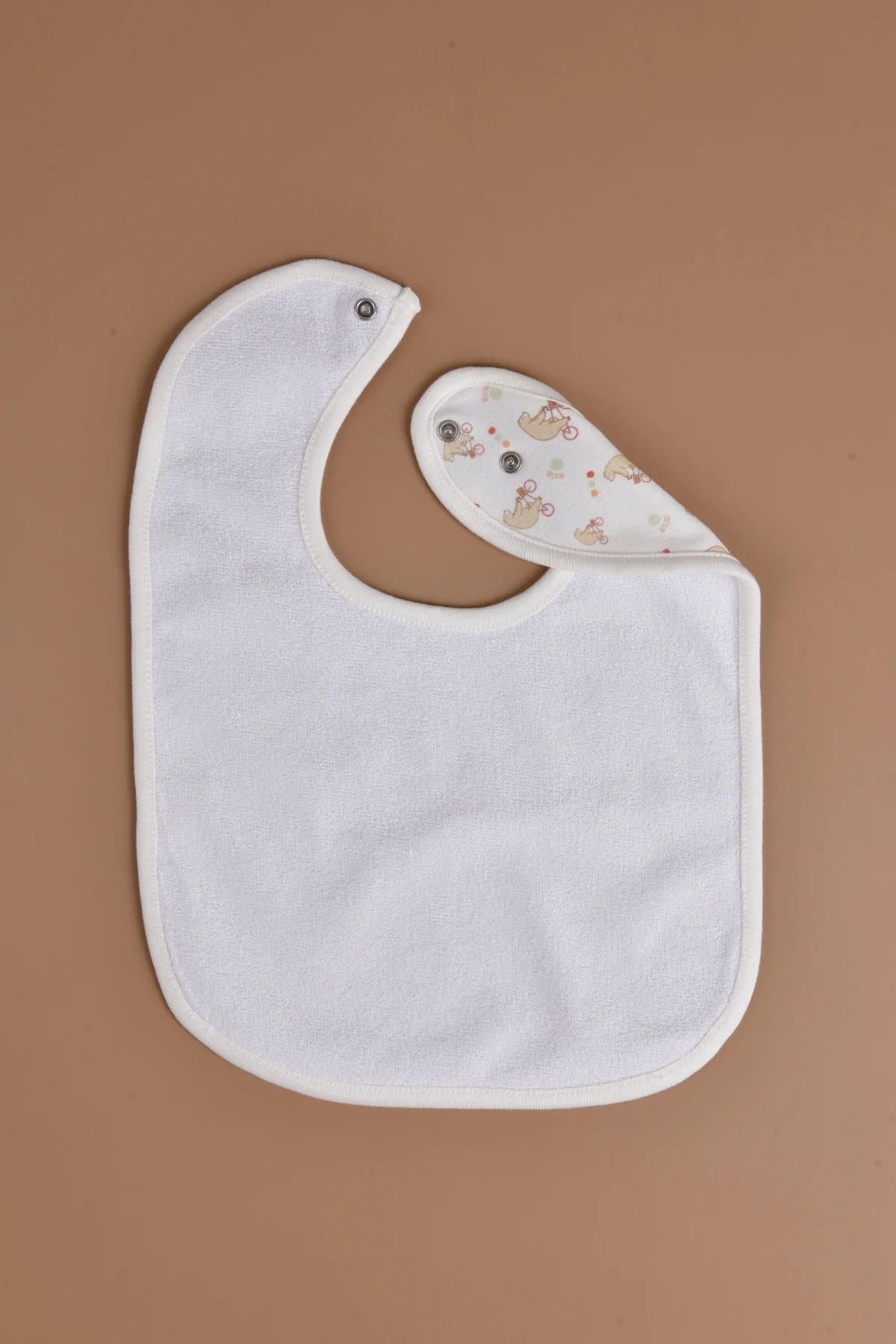 Picture of 4'lü Sıvı Geçirmez Mama Önlüğü Seti - Ayıcık/Fil