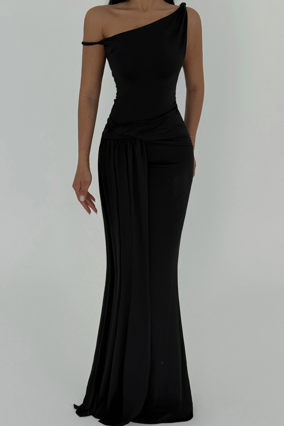 Picture of Black Strap Long Dress