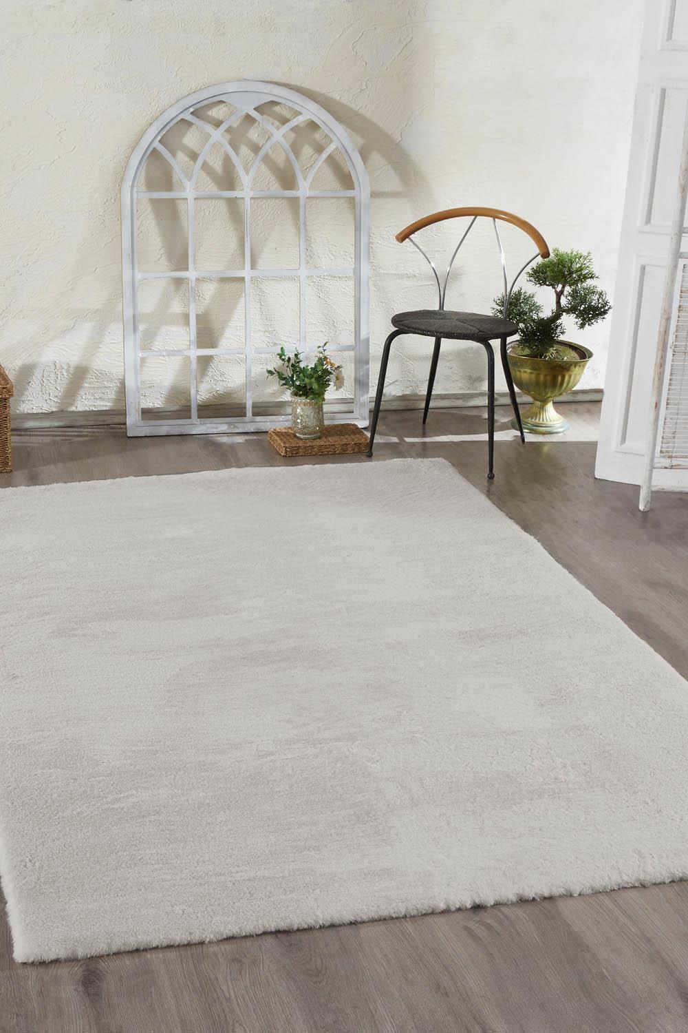 Picture of Jassrug Tavşan Tüyü Kürk Halı 80x120 Kül