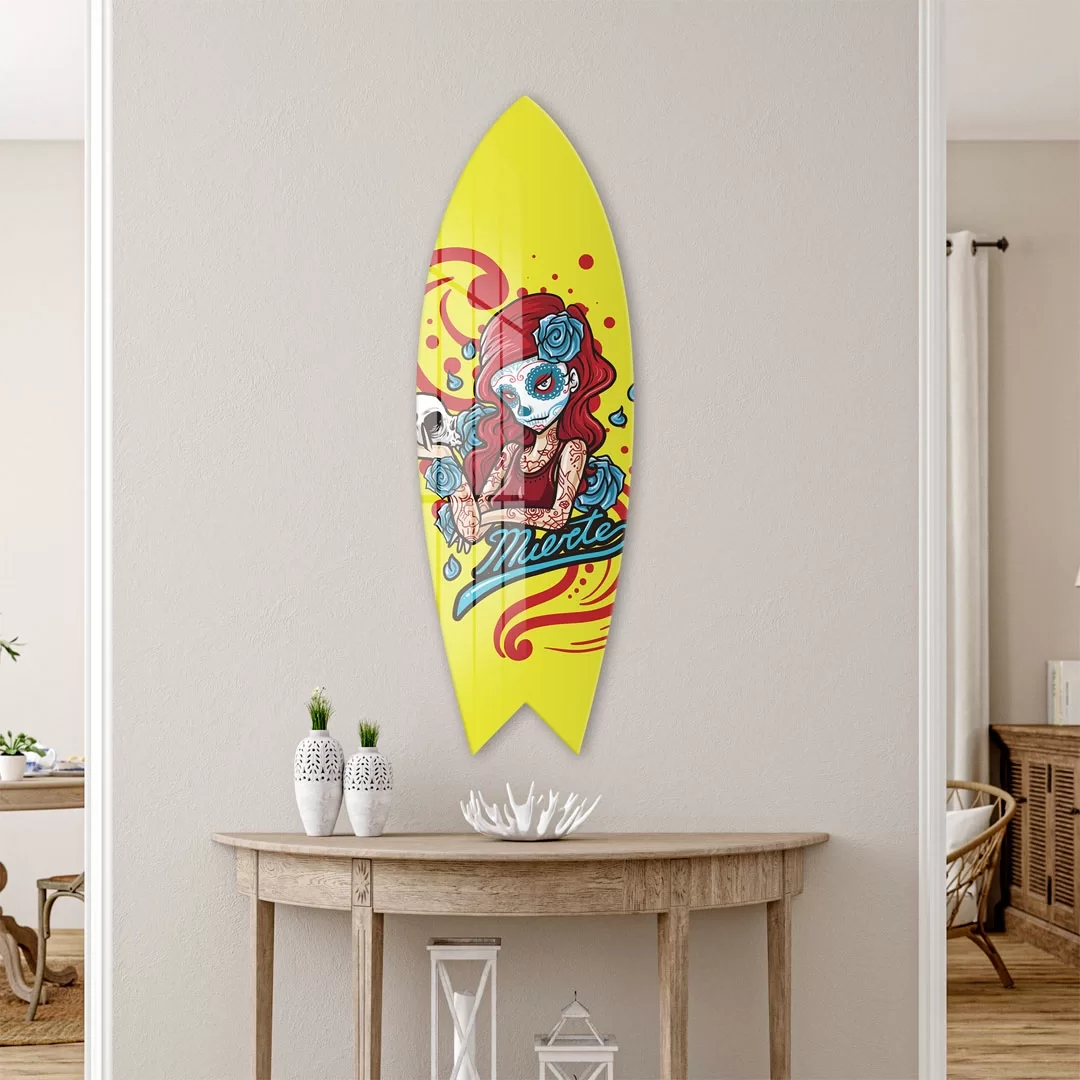 Picture of Decovetro ST 4065 Dekoratif Cam Sörf Tahtası 33x100 Cm