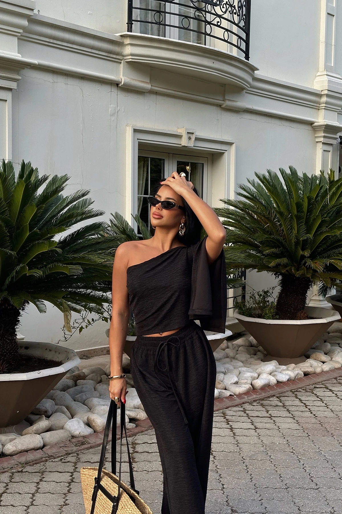 Picture of Black Solene Trouser Suit