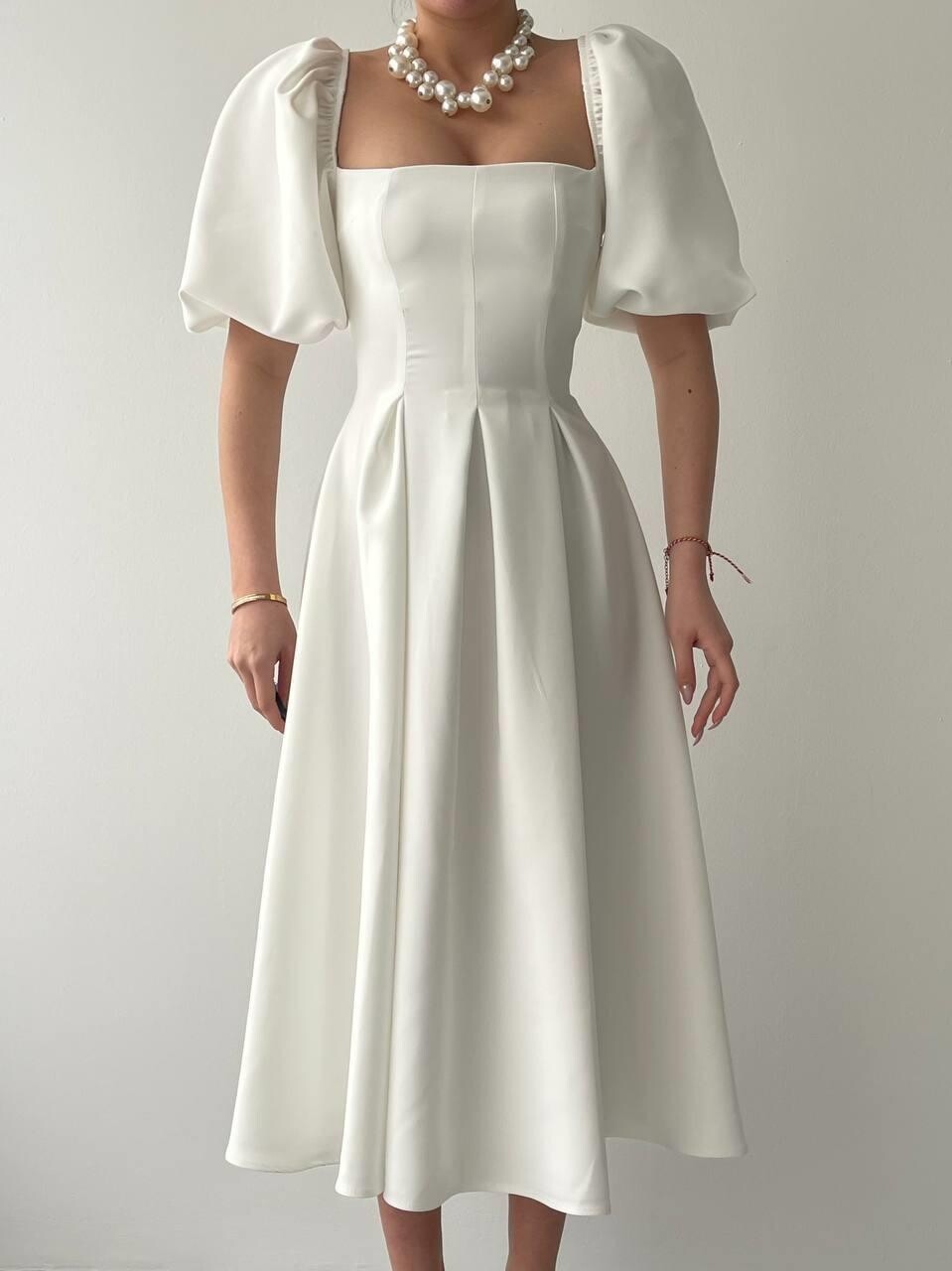 Picture of Benjamin Çan Etekli Midi Boy Elbise