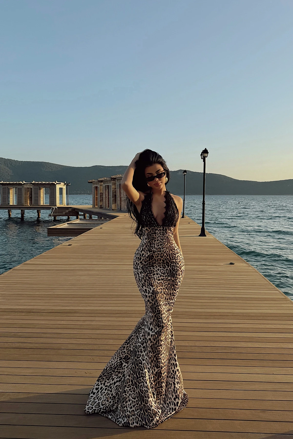 Picture of Leopard Pattern Long Dress
