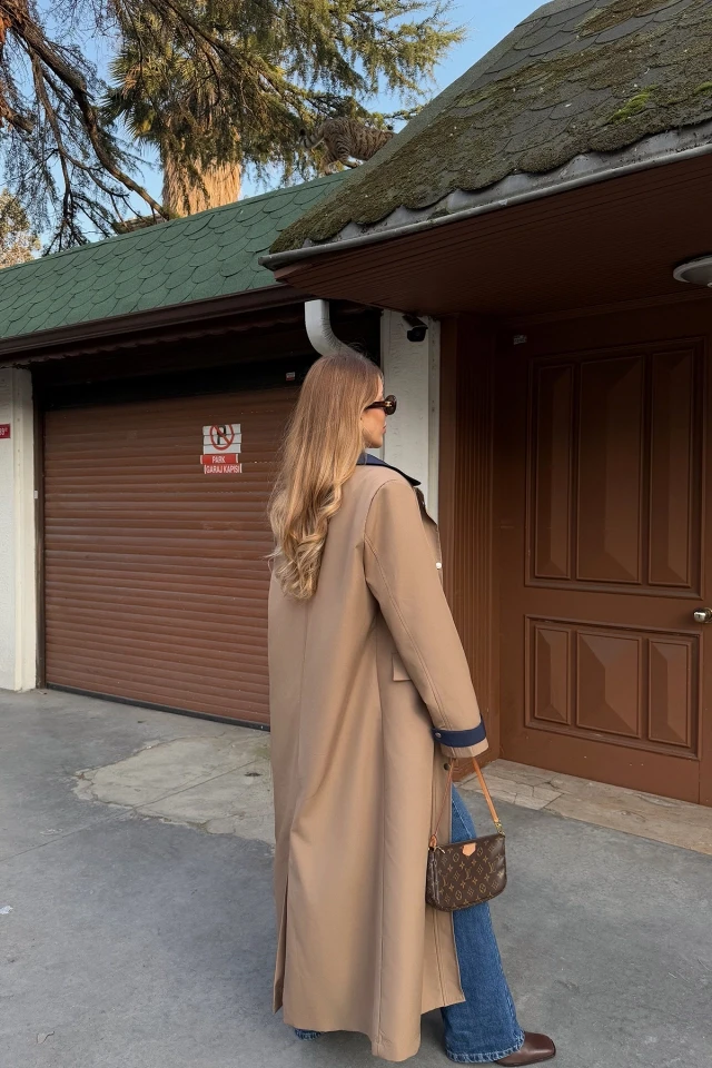 Picture of Brown Aldabella Trench Coat