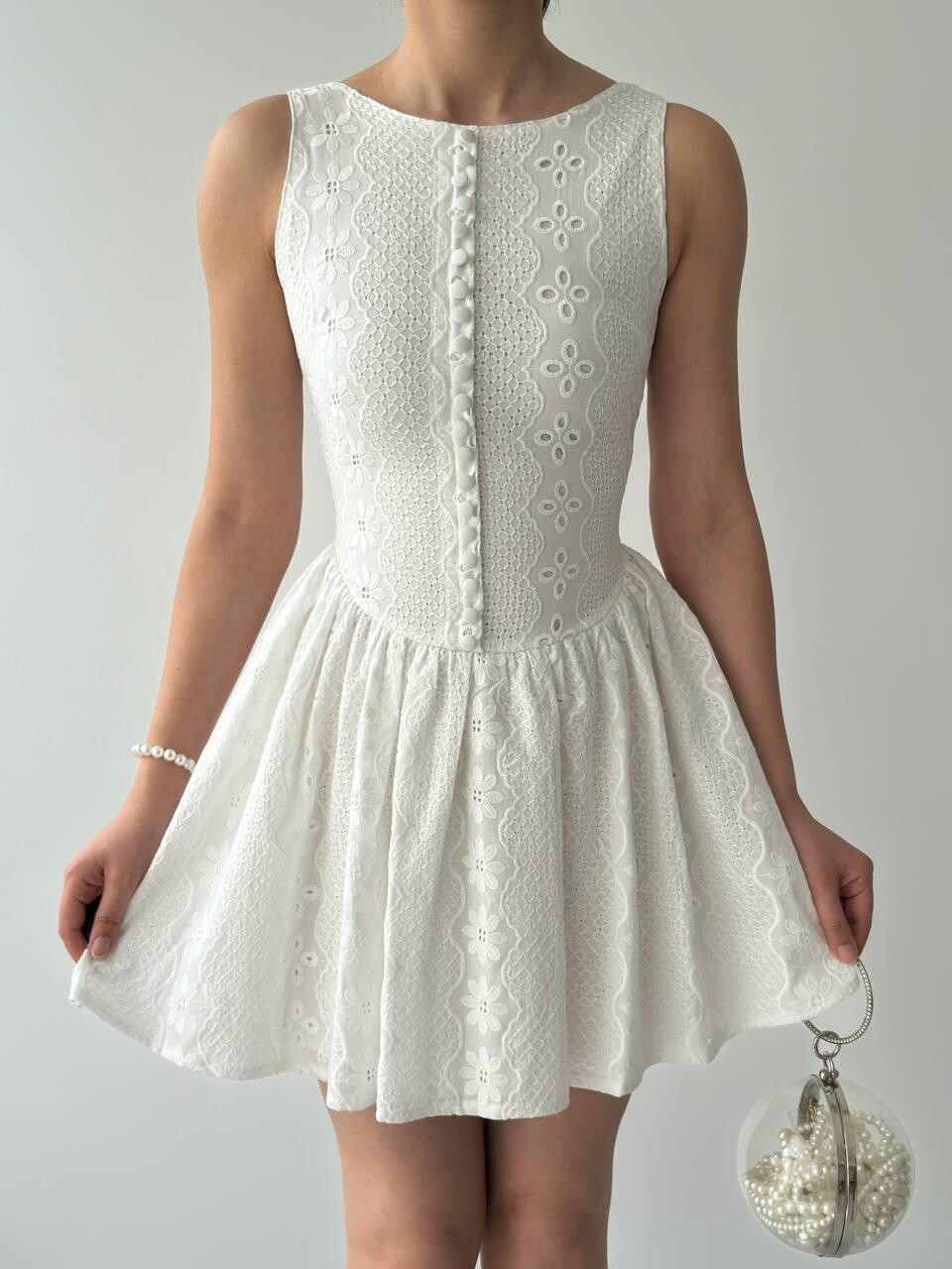 Picture of Yema Düğme Detaylı Elbise