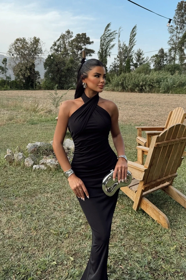 Picture of Black Coraline Tie Dress