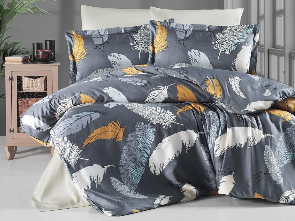 Picture of Çeyiz Diyarı Dumanis Pamuk Saten Çift Kişilik Nevresim Takımı