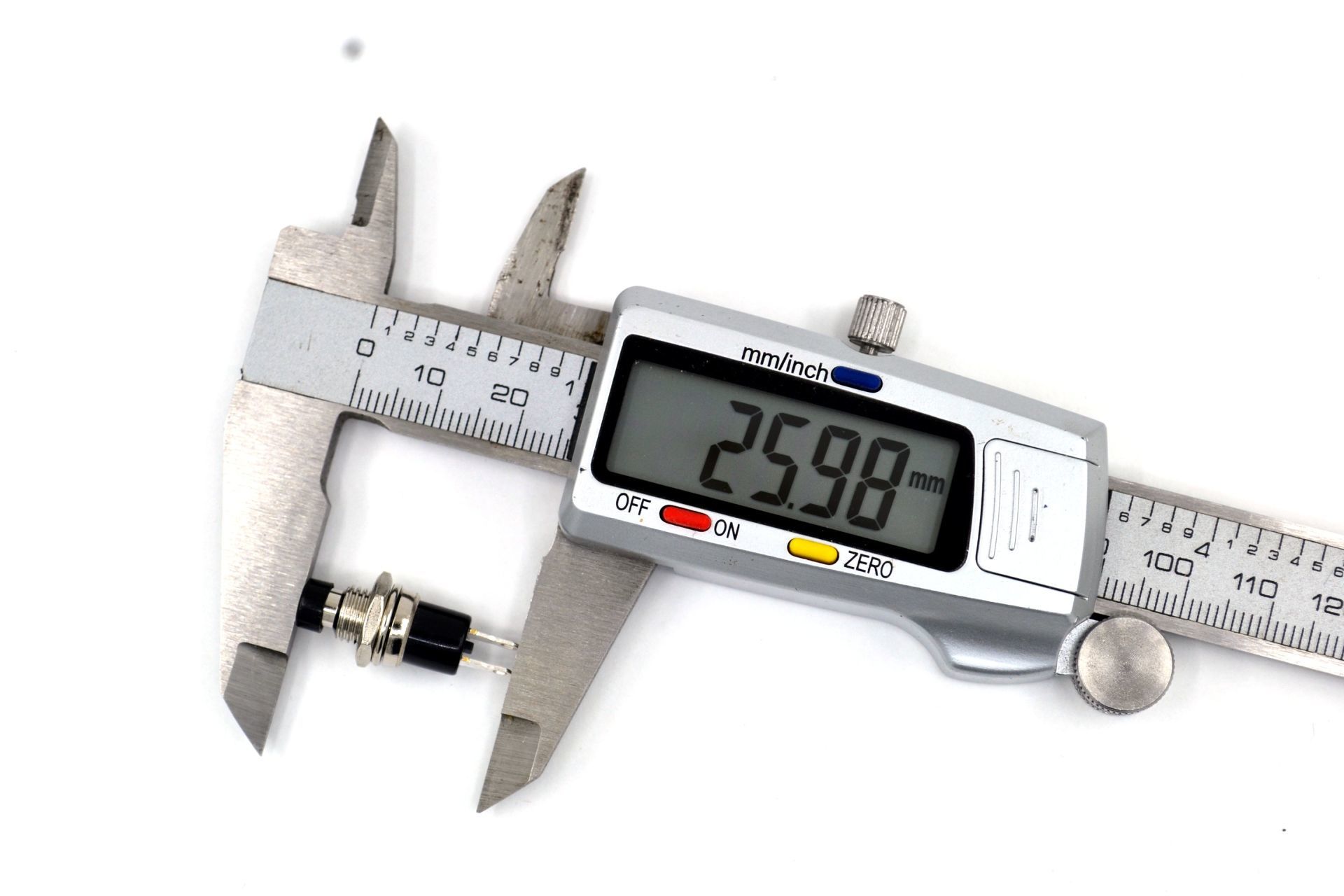 Picture of Mini Siyah Buton 1-0 Diyafon Alarm Reset Metal Gövde MT-ANY05