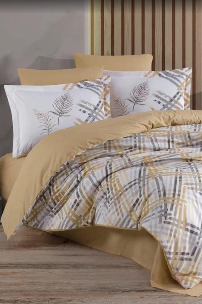 Picture of İrma Çift Kişilik Ranforce Nevresim Takımı Bej