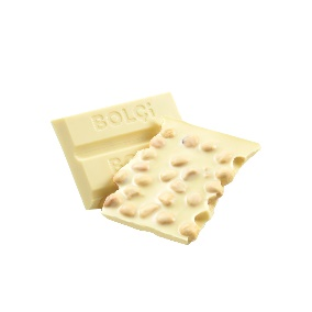 Picture of BROKEN WHITECHOCOLATE WITH WHOLE HAZELNUT 3Kg