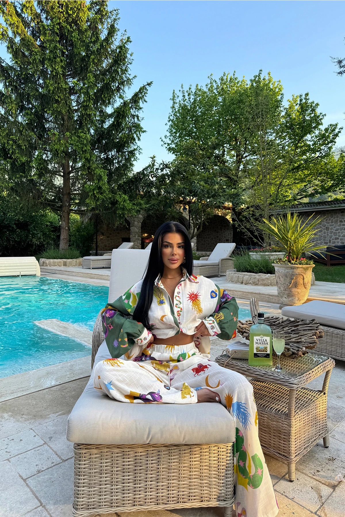 Picture of Bernis Patterned Shirt Set