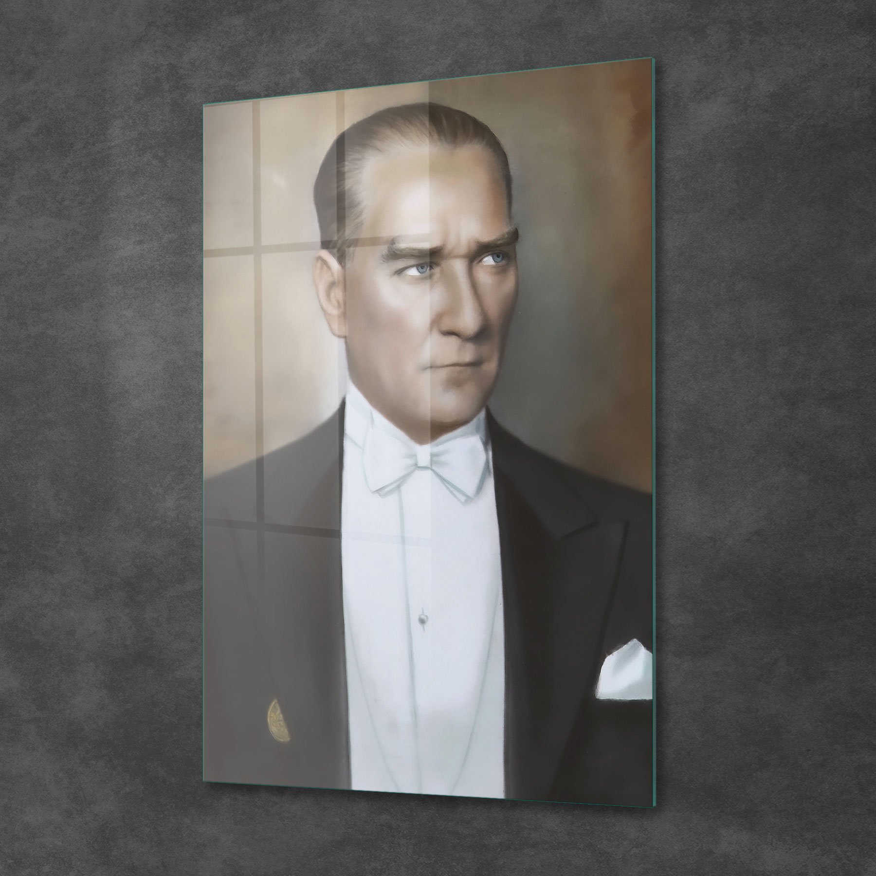 Picture of Decovetro Simokinli Atatürk Cam Tablo 70x100 cm