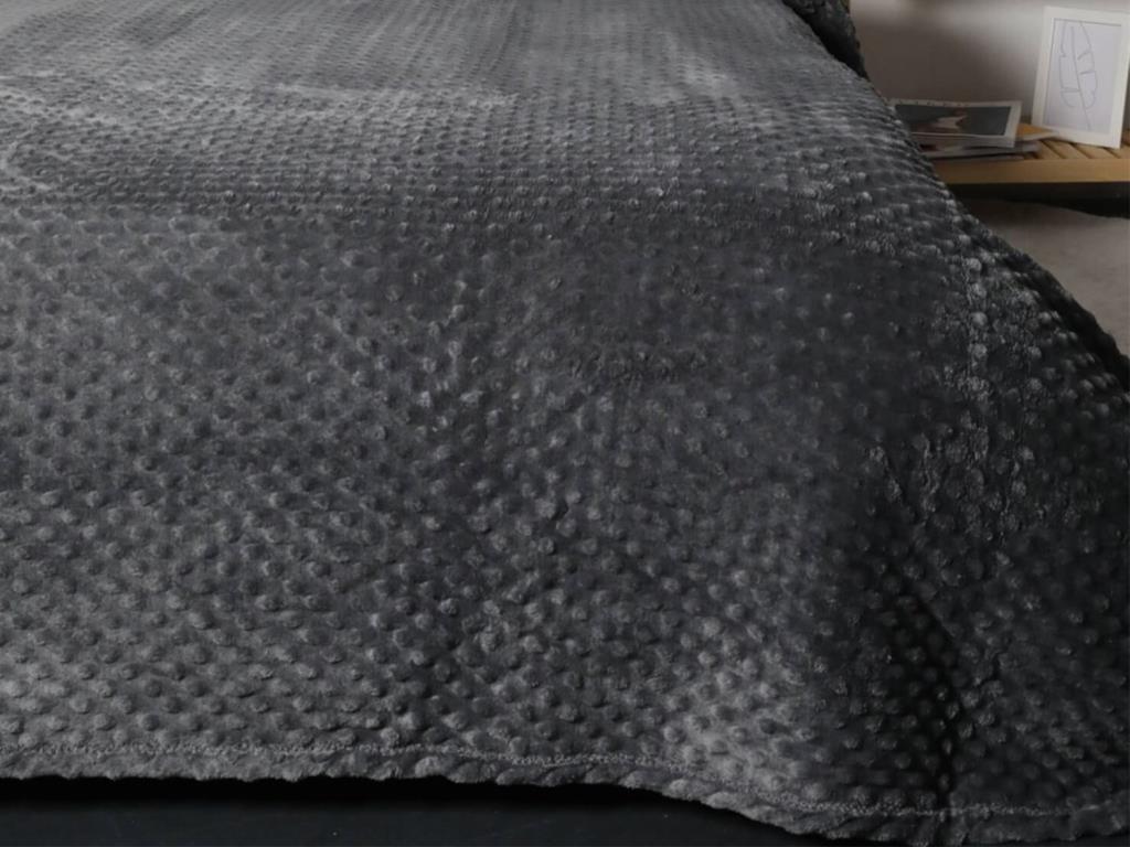 Picture of Pearl Tomurcuk Çift Kişilik Battaniye Antrasit