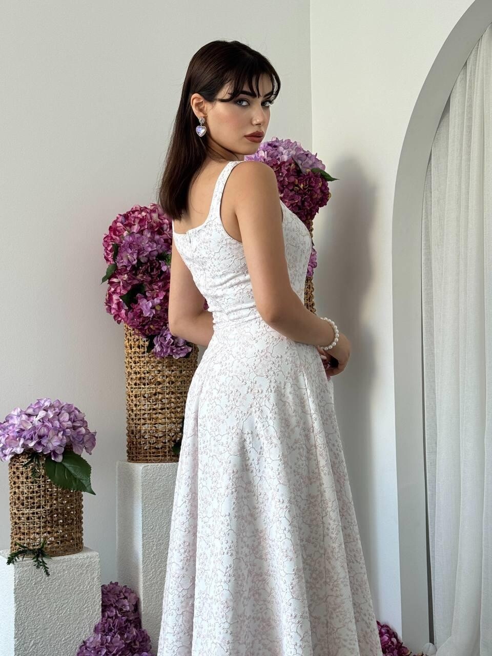 Picture of Kalf Çiçek Detaylı Elbise