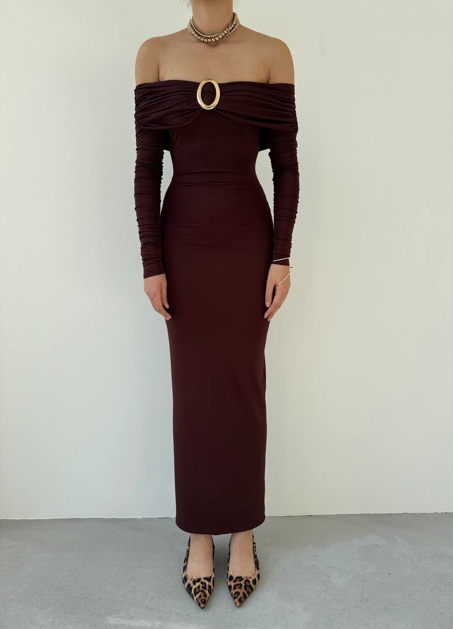 Picture of Maca Straplez Elbise