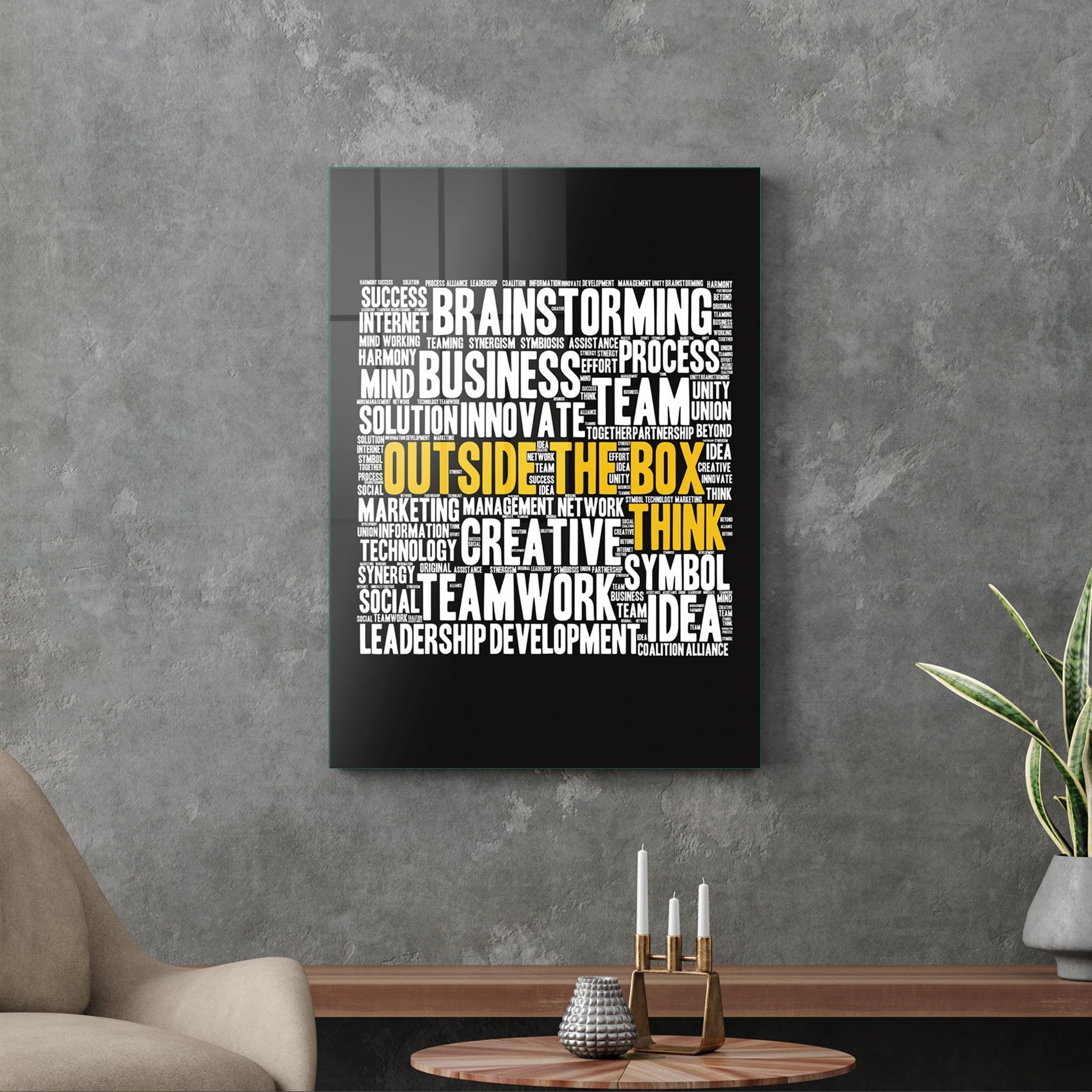 Picture of Decovetro Cam Tablo Ofisinize Özel 50x70 cm