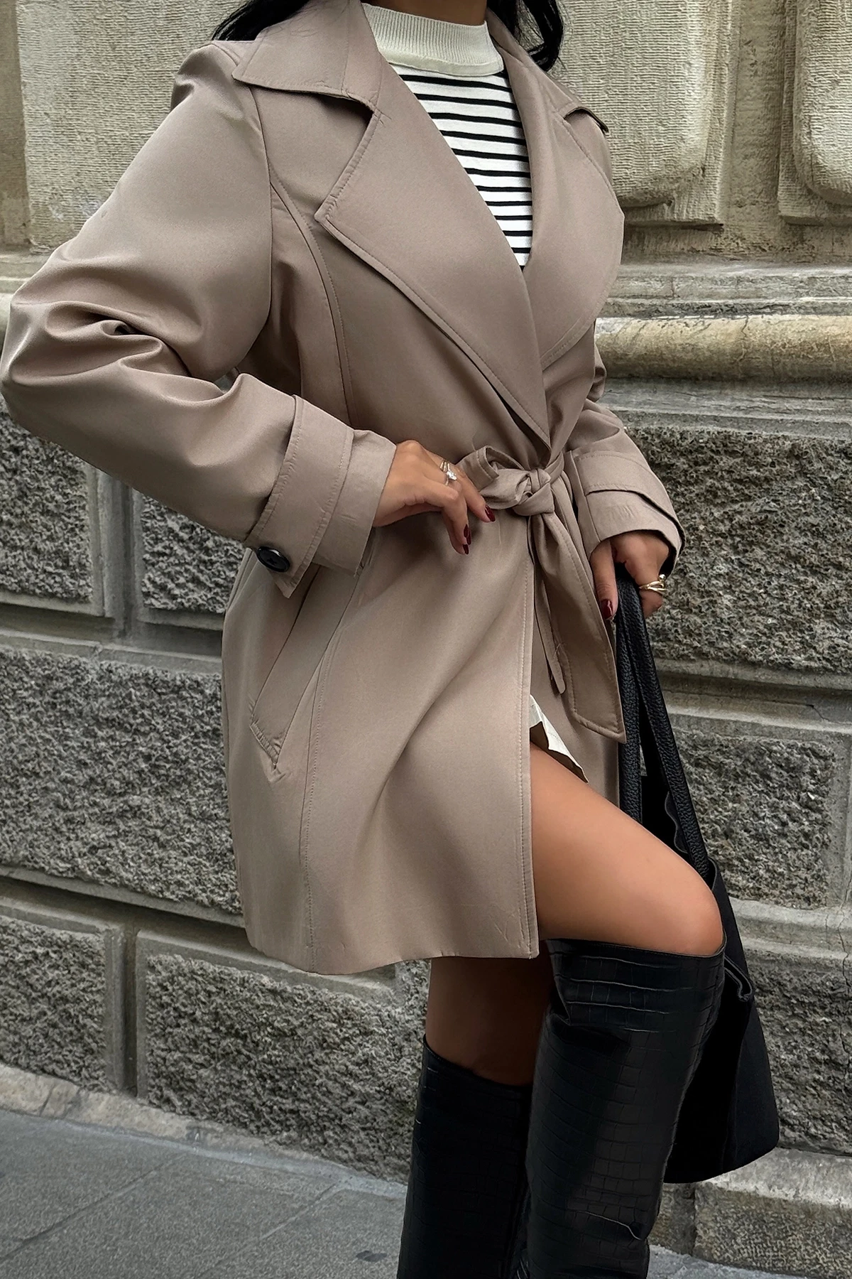 Picture of Beige Osanna Trench Coat