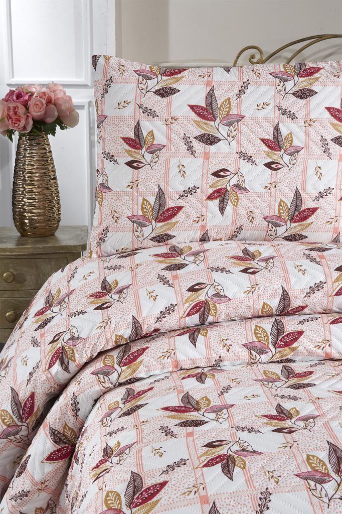 Picture of Ultrasonik Kapitoneli Zambak Çift Kişilik Yatak Örtüsü