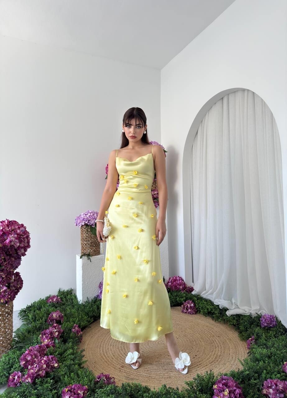 Picture of Dora Çiçek Detaylı Elbise